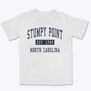 Stumpy Point North Carolina Classic Established Premium Heavyweight T-shirt