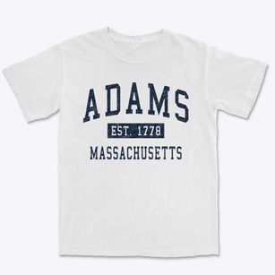Adams Massachusetts Classic Established Premium Heavyweight T-shirt
