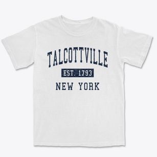 Talcottville New York Classic Established Premium Heavyweight T-shirt
