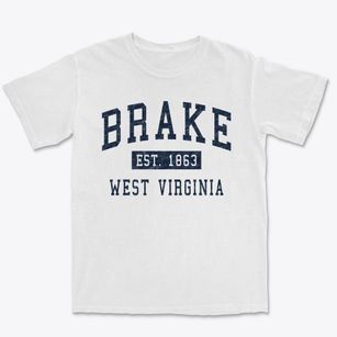 Brake West Virginia Classic Established Premium Heavyweight T-shirt