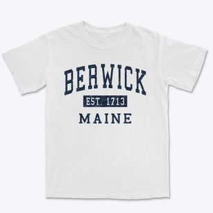 Berwick Maine Classic Established Premium Heavyweight T-shirt