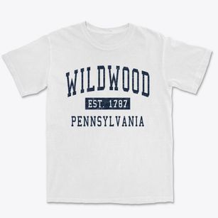 Wildwood Pennsylvania Classic Established Premium Heavyweight T-shirt