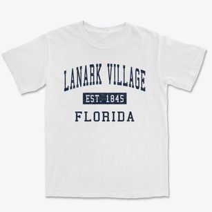 Lanark Village Florida Classic Established Premium Heavyweight T-shirt