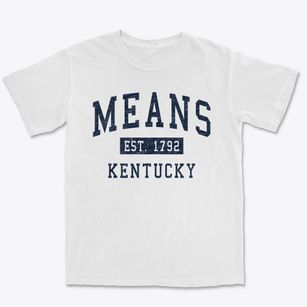 Means Kentucky Classic Established Premium Heavyweight T-shirt