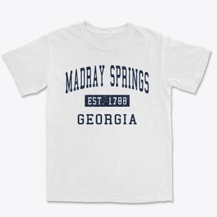 Madray Springs Georgia Classic Established Premium Heavyweight T-shirt