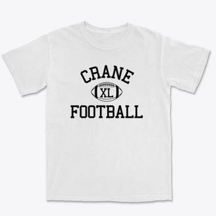 Crane Independent School District Classic Football Premium Heavyweight T-shirt