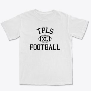 Tpls Christian Homeschool Classic Football Premium Heavyweight T-shirt