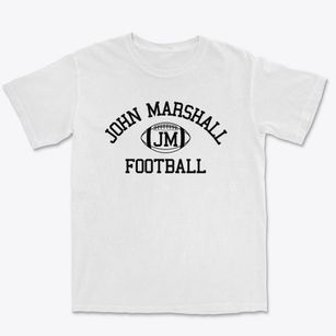 John Marshall High School Classic Football Premium Heavyweight T-shirt