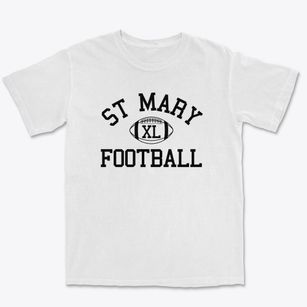 St Mary Parish Classic Football Premium Heavyweight T-shirt