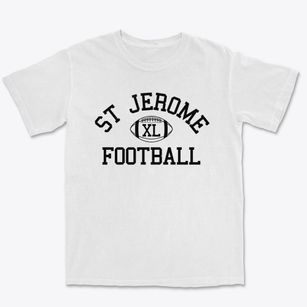 St Jerome Parish Classic Football Premium Heavyweight T-shirt