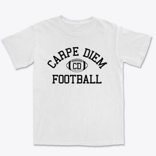 Carpe Diem School Classic Football Premium Heavyweight T-shirt