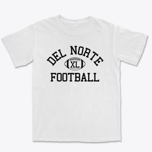 Del Norte High School Classic Football Premium Heavyweight T-shirt