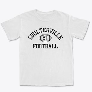 Coulterville High School Classic Football Premium Heavyweight T-shirt