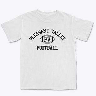 Pleasant Valley High School Classic Football Premium Heavyweight T-shirt