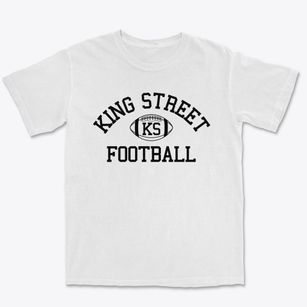 King Street Primary School Classic Football Premium Heavyweight T-shirt