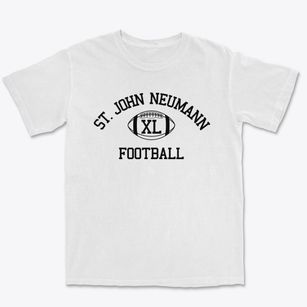 Saint John Neumann Regional Catholic Classic Football Premium Heavyweight T-shirt