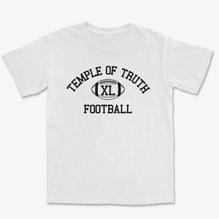 Temple Of Truth School Classic Football Premium Heavyweight T-shirt