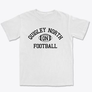 Quigley North High School Classic Football Premium Heavyweight T-shirt