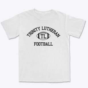 Trinity Lutheran School Classic Football Premium Heavyweight T-shirt