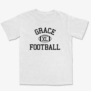 Grace Catholic School Classic Football Premium Heavyweight T-shirt