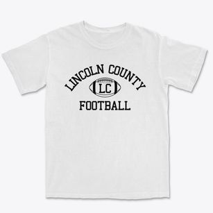 Lincoln County High School Classic Football Premium Heavyweight T-shirt
