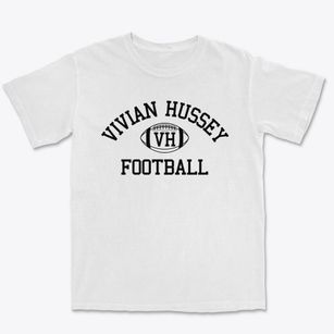 Vivian Hussey Primary School Classic Football Premium Heavyweight T-shirt