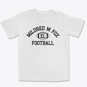 Mildred M Fox Primary School Classic Football Premium Heavyweight T-shirt