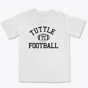 Tuttle Contemporary School Classic Football Premium Heavyweight T-shirt