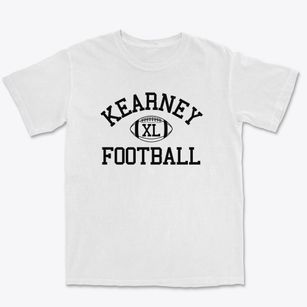 Kearney Junior High School Classic Football Premium Heavyweight T-shirt