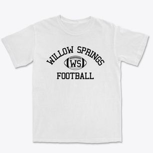 Willow Springs High School Classic Football Premium Heavyweight T-shirt