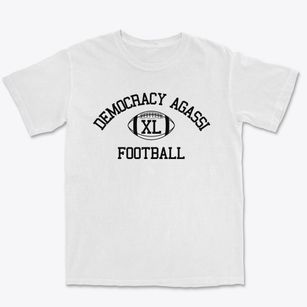 Democracy Prep Agassi Campus Classic Football Premium Heavyweight T-shirt