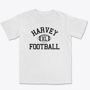 The Harvey School Classic Football Premium Heavyweight T-shirt
