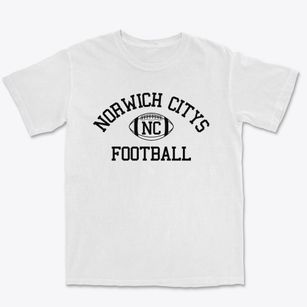 Norwich City Schools Classic Football Premium Heavyweight T-shirt
