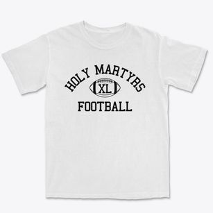 Holy Martyrs Armenian Day School Classic Football Premium Heavyweight T-shirt