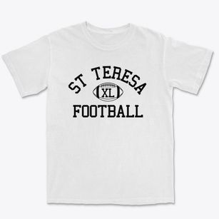 St Teresa Of The Infant Jesus Parish Classic Football Premium Heavyweight T-shirt
