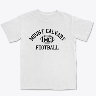 Mount Calvary Christian School Classic Football Premium Heavyweight T-shirt