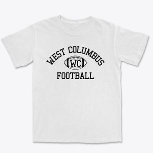 West Columbus High School Classic Football Premium Heavyweight T-shirt