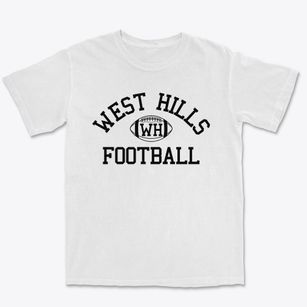West Hills Christian School Classic Football Premium Heavyweight T-shirt