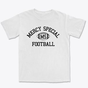 Mercy Special Learning Center Classic Football Premium Heavyweight T-shirt
