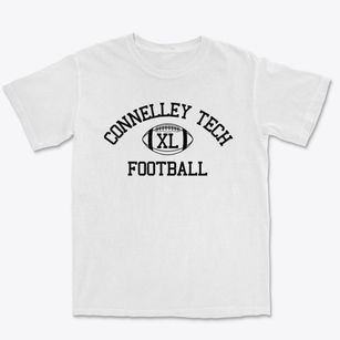 Connelley Tech Institute Adult Education Classic Football Premium Heavyweight T-shirt