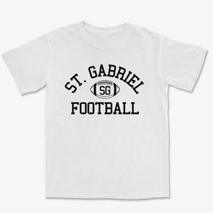 Saint Gabriel Sorrowful Virgin School Classic Football Premium Heavyweight T-shirt