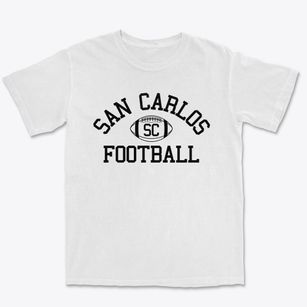 San Carlos High School Classic Football Premium Heavyweight T-shirt