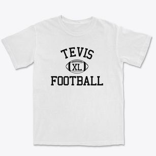 Tevis Junior High School Classic Football Premium Heavyweight T-shirt