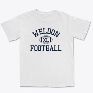 Weldon Intermediate School Classic Football Premium Heavyweight T-shirt