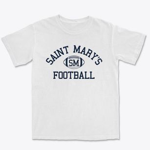Saint Mary's Catholic School Classic Football Premium Heavyweight T-shirt