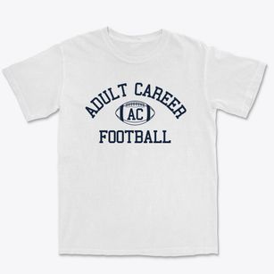 Adult Career Development Center Classic Football Premium Heavyweight T-shirt