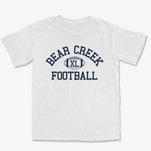 Bear Creek School Classic Football Premium Heavyweight T-shirt