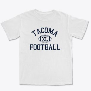 Tacoma Adventist School Classic Football Premium Heavyweight T-shirt