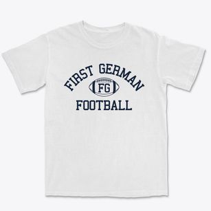 First German Lutheran School Classic Football Premium Heavyweight T-shirt