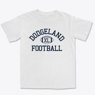 Dodgeland High School Classic Football Premium Heavyweight T-shirt